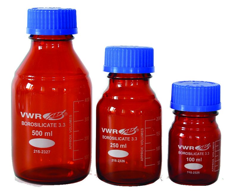 VWR琥珀色玻璃试剂瓶